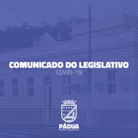 CÂMARA MUNICIPAL PUBLICA NOVO DECRETO SOBRE O COVID-19