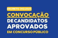 DECRETO DE CONVOCAÇÃO DE CANDIDATOSAPROVADOS