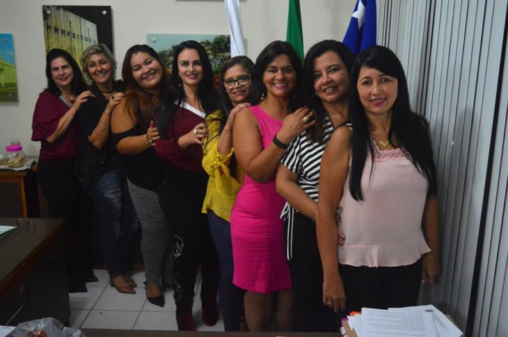 Presidente recebe em seu Gabinetes Vereadoras da Região